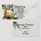 “Massage Therapist” Business Card