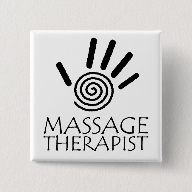 Massage Therapist Button (Front)