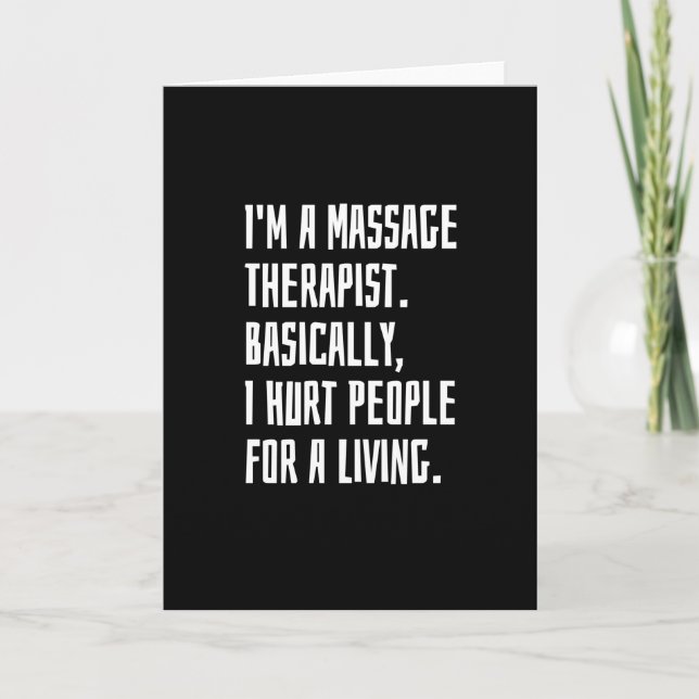Massage Therapist Card (Front)