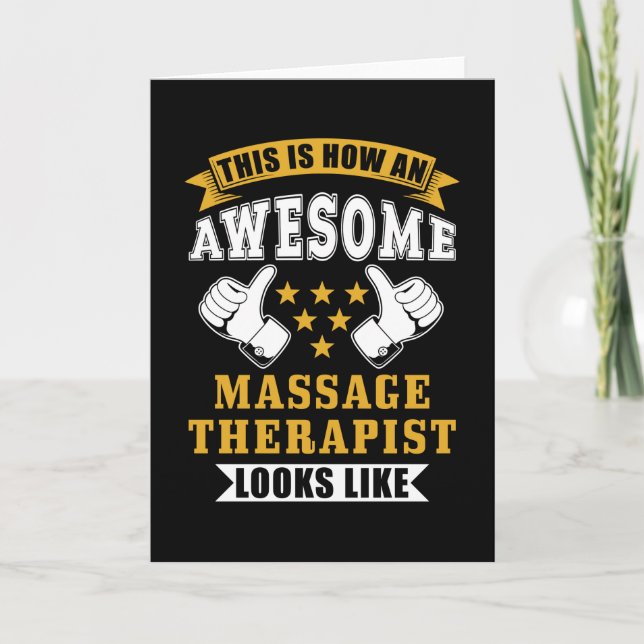 Massage Therapist Gift Card (Front)