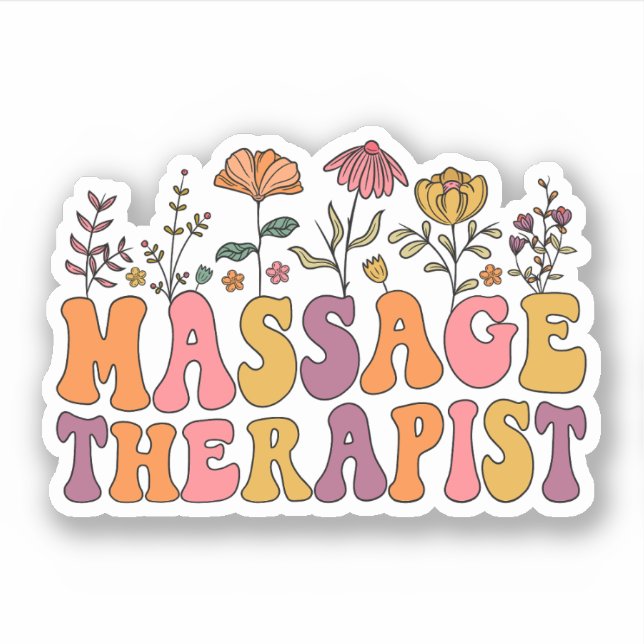 Massage Therapist Groovy Massage Therapy Masseuse (Front)