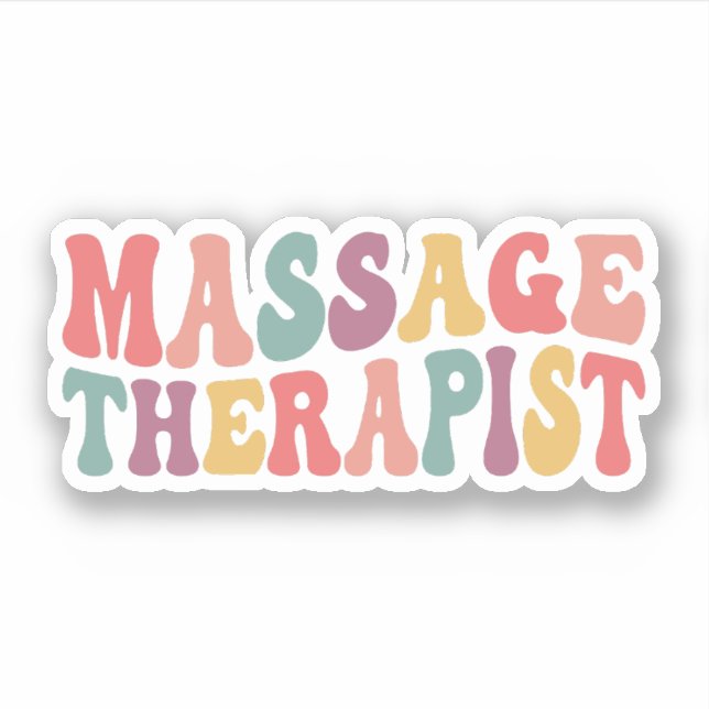 Massage Therapist Groovy Massage Therapy Masseuse (Front)