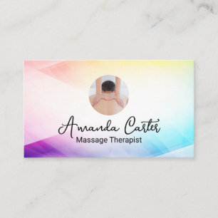 Massage Therapist   Health Business Card