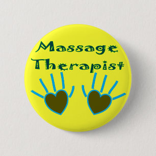 Massage Therapist Heart Hands Gifts 2 Inch Round Button