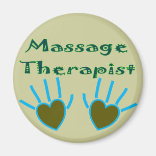 Massage Therapist Heart Hands Gifts Magnet