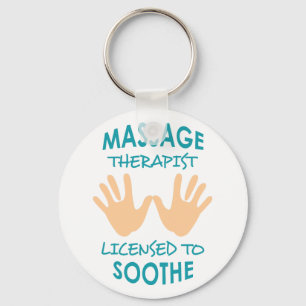 Massage Therapist Keychain