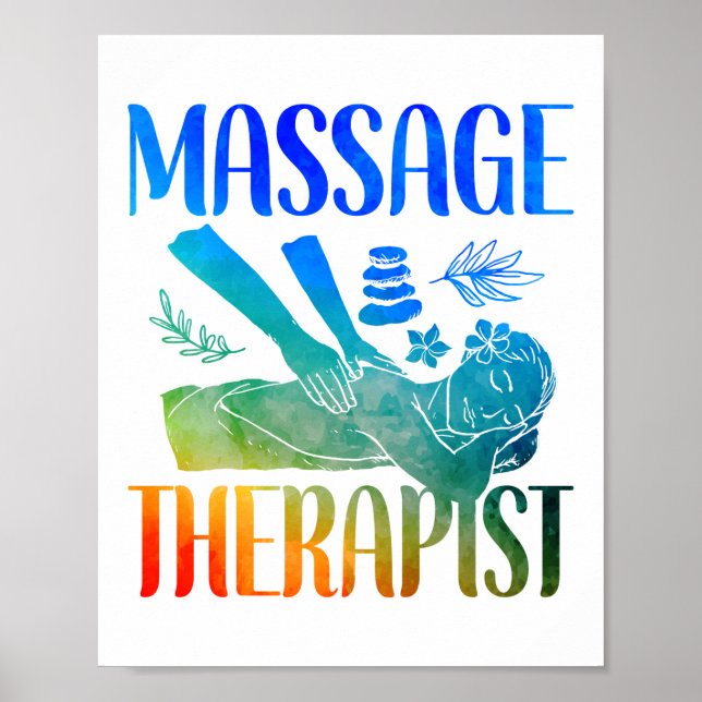 Massage Therapist Massage Therapy Massage Poster (Front)