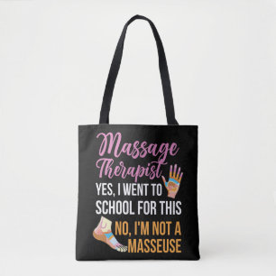 Massage Therapist Massage Therapy Massage Tote Bag
