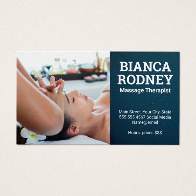 Massage Therapist Session | Head Massage (Front)