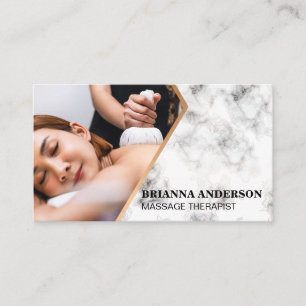Massage Therapist Session   Health Spa Business Card