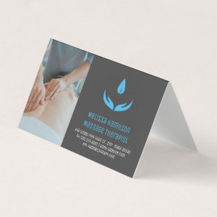 Massage Therapist   Spa Owner Business Card