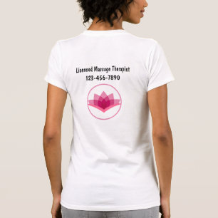 Massage Therapist Staff Logo Template Work Shirts