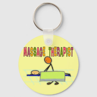 Massage Therapist Stick People Design  Gifts Keychain