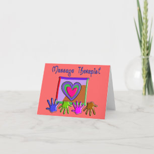 Massage Thérapiste Artsy & Cartes pour notes funky