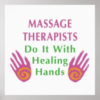Massage Therapists Do It With Healing hands