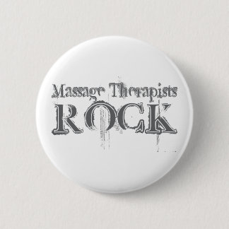Massage Therapists Rock 2 Inch Round Button