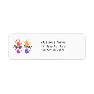 Massage Therapy Address Label