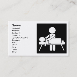 Massage Therapy Business Card