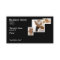 Massage Therapy Business Card, black background