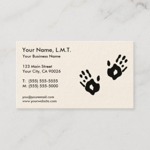 Massage Therapy Business Cards