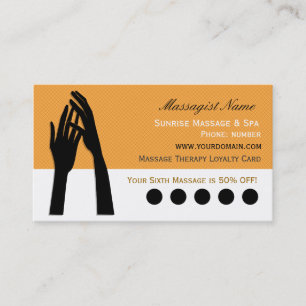 Massage Therapy Customer Loyalty Punch