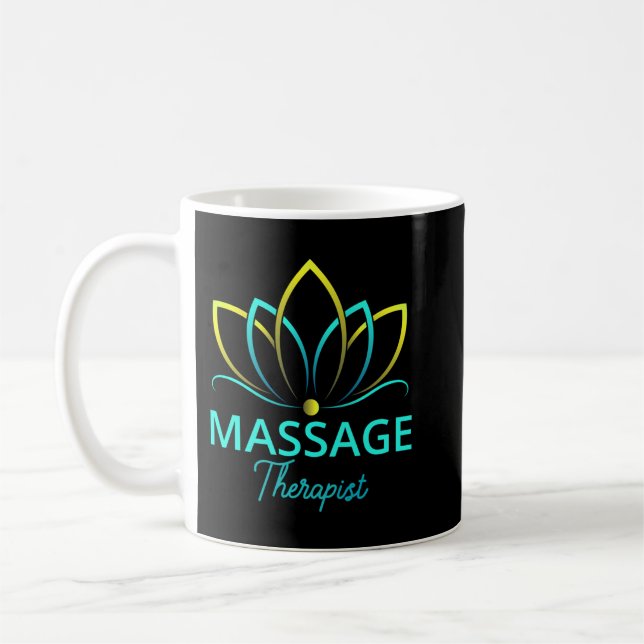 Massage Therapy Gifts for Men Women Massage Therap Coffee Mug (Left)