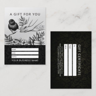 Massage Therapy Healing Hands Energy Spa Wellness Appointment Card