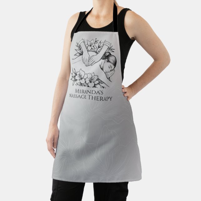 Massage Therapy Healing Hands Energy Spa Wellness Apron (Insitu)