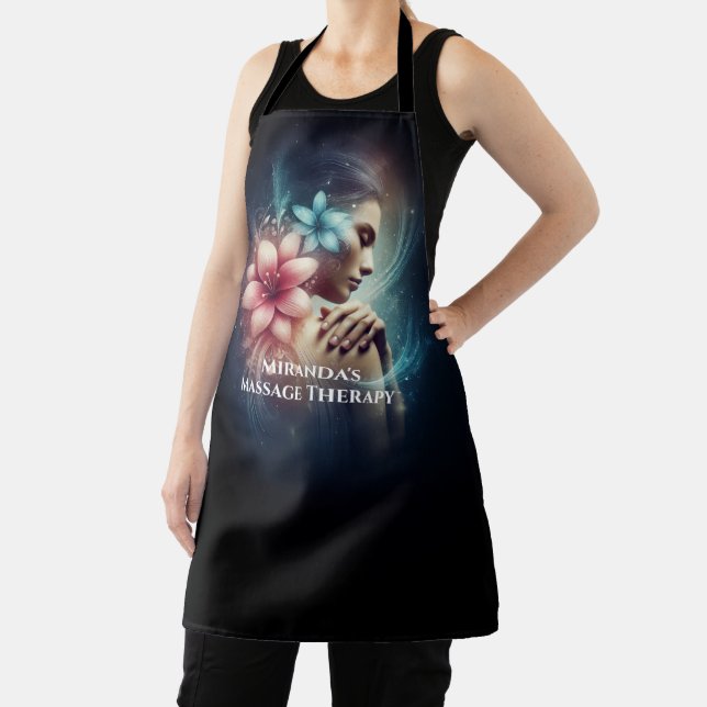 Massage Therapy Healing Hands Energy Spa Wellness Apron (Insitu)