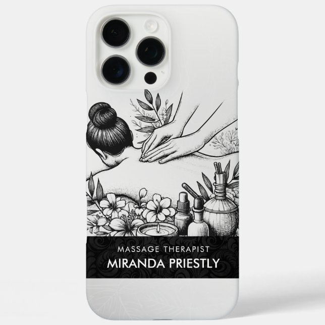 Massage Therapy Healing Hands Energy Spa Wellness Case-Mate iPhone Case (Back)