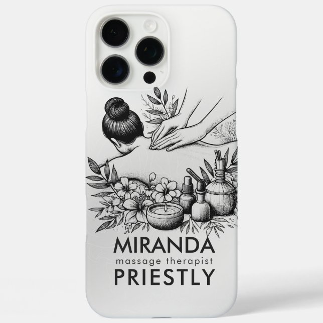 Massage Therapy Healing Hands Energy Spa Wellness Case-Mate iPhone Case (Back)