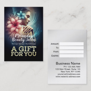 Massage Therapy Healing Hands Energy Spa Wellness Discount Card