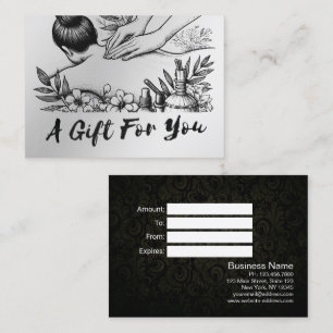 Massage Therapy Healing Hands Energy Spa Wellness Discount Card
