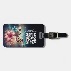 Massage Therapy Healing Hands Energy Spa Wellness Luggage Tag
