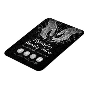 Massage Therapy Healing Hands Energy Spa Wellness Magnet