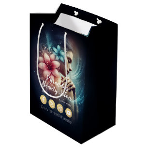 Massage Therapy Healing Hands Energy Spa Wellness Medium Gift Bag