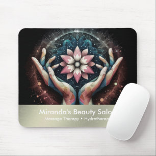 Massage Therapy Healing Hands Energy Spa Wellness Mouse Pad