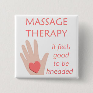 Massage Therapy Kneaded Button