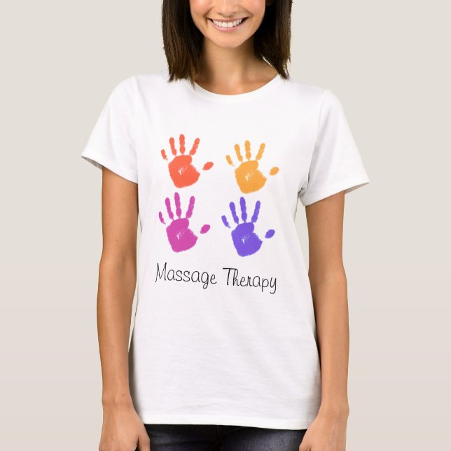 Massage Therapy ladies shirt (Front)