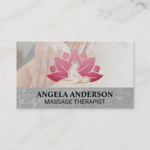 Massage Therapy Session   Spa Business Card