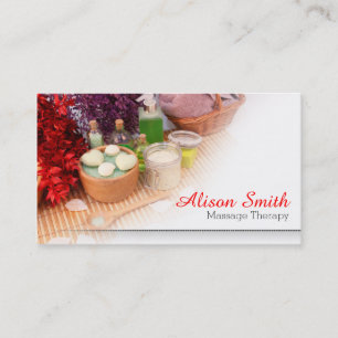 Massage Therapy/Spa/Health Business Card