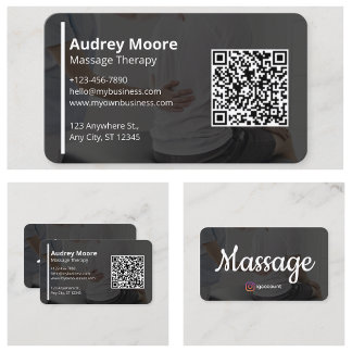 Massage Therapy Templates Holistic Wellness Reiki Business Card