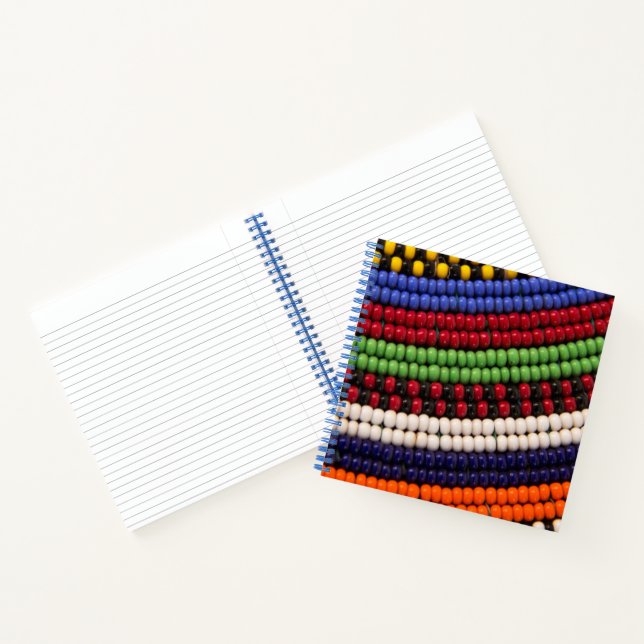 Massai Tribal Bead Pattern Notebook (Inside)