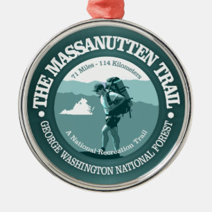 Massanutten Trail (T) Metal Ornament
