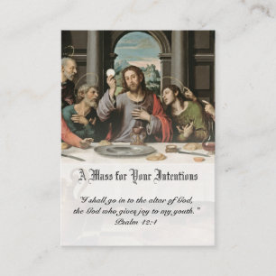 Masse catholique offrant des cartes saintes de pri
