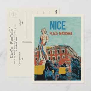 Massena carré Nice France Carte postale