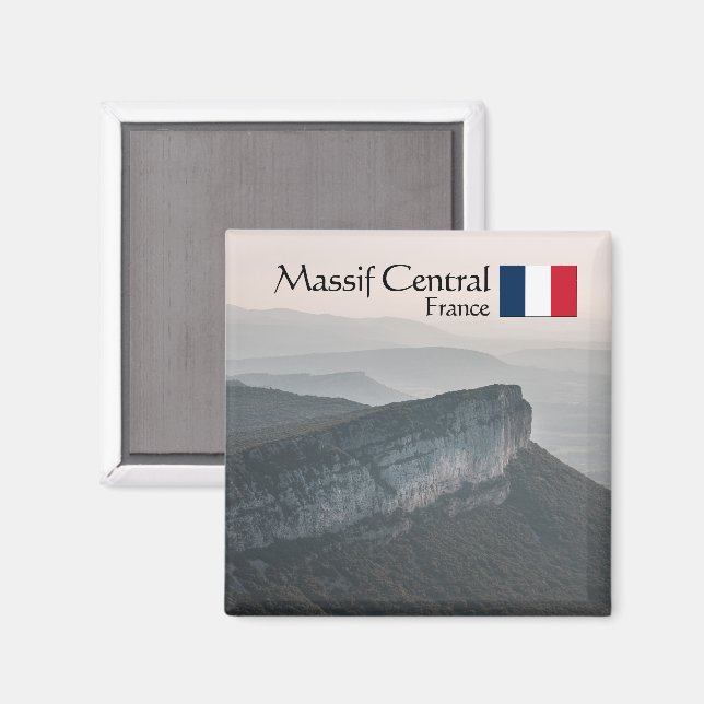 Massif Central France Magnet (Front/Back)