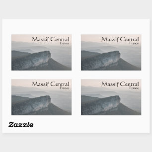 Massif Central France Sticker