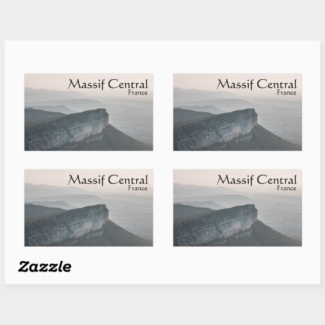 Massif Central France Sticker (Sheet)