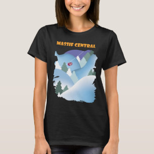 Massif Central Ski Retro Travel T-Shirt